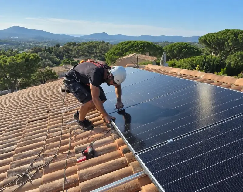 Installateur panneaux solaires Aubry-du-Hainaut — pose photovoltaïque sur toiture